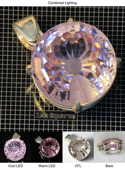 YAP (Yttrium Aluminum Perovskite) Pendant with Spider G Gemstone