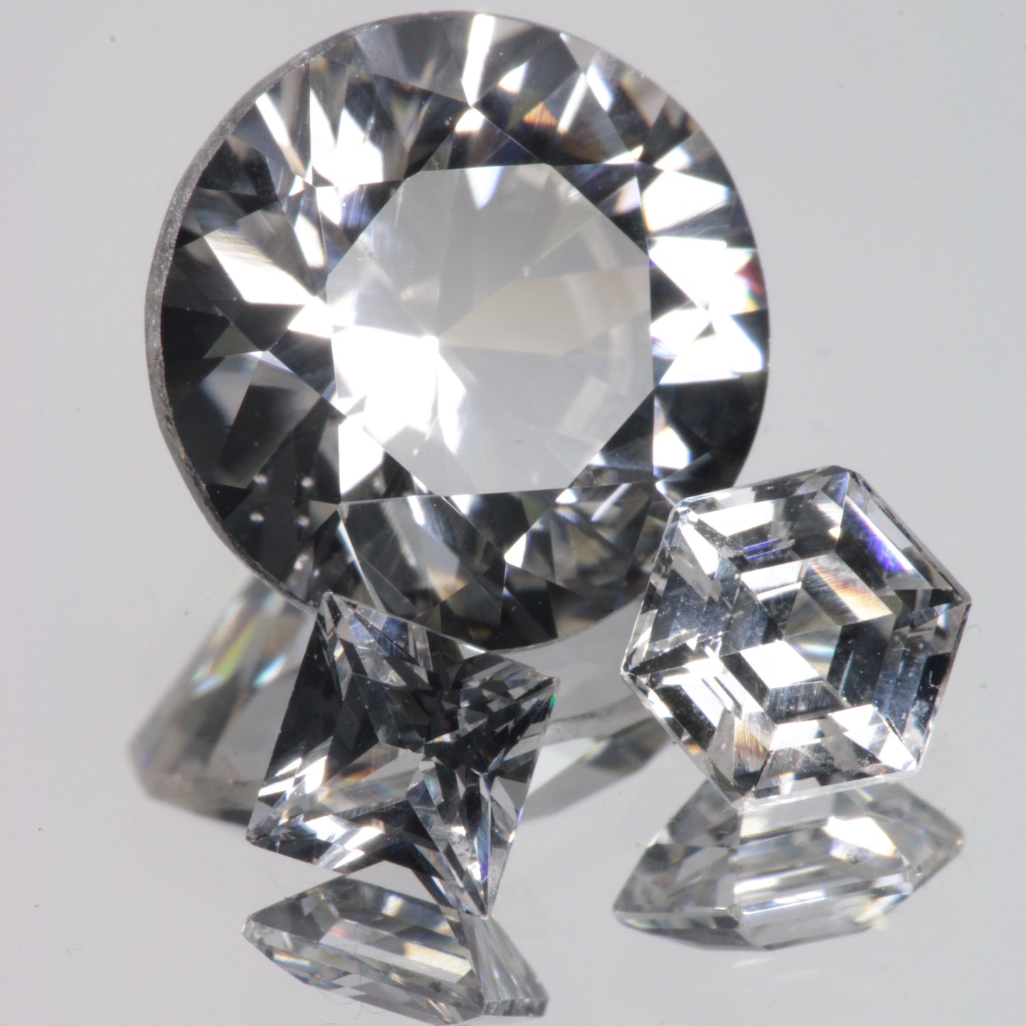 Pure Nd:YAG Gems, Violet Laser Garnet Loose Stones