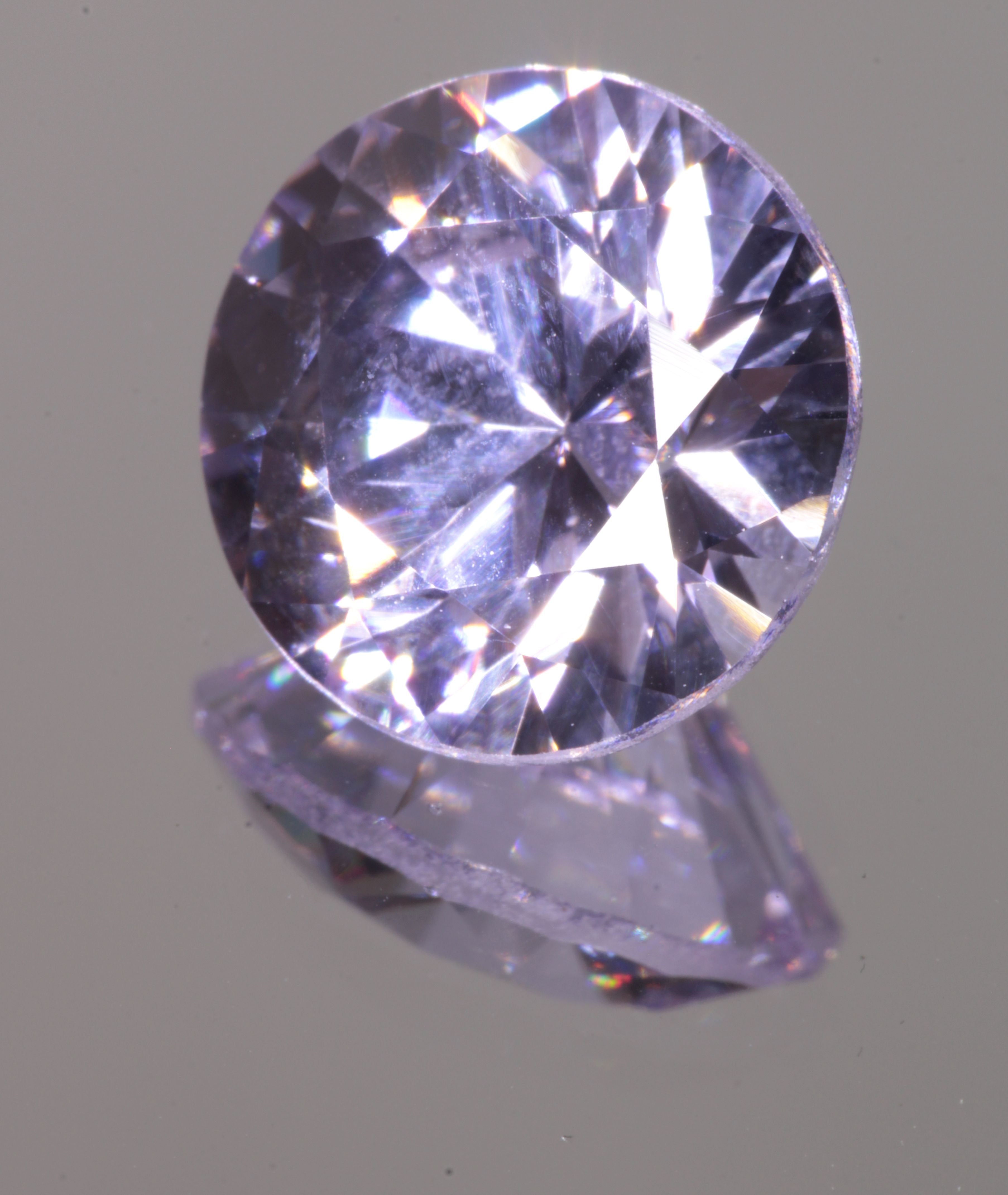 Faceted Round YAG:Nd Stone