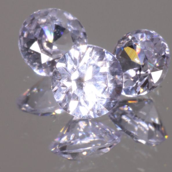 Pure Nd:YAG Gems, Violet Laser Garnet Loose Stones