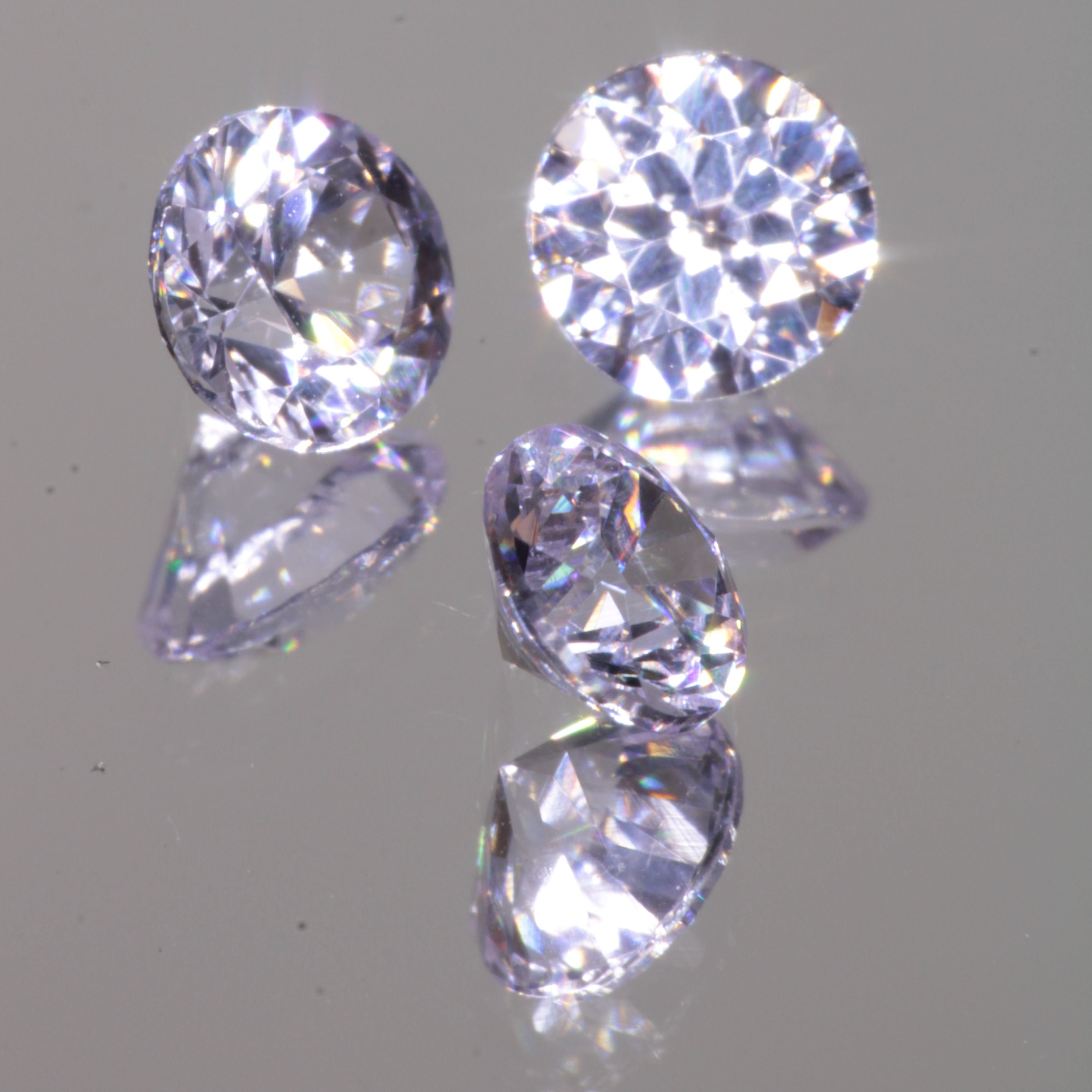Faceted Round YAG:Nd Stone