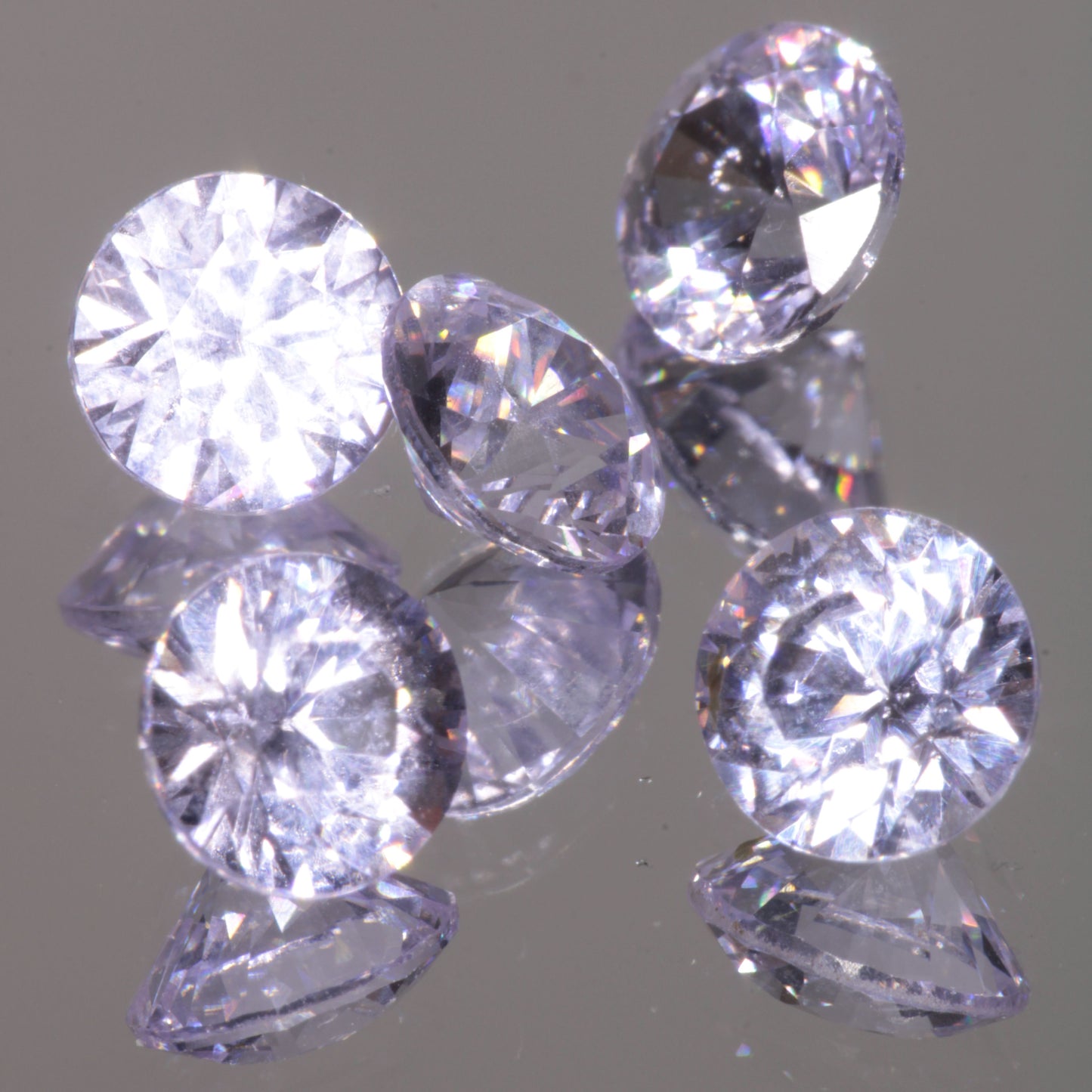 Pure Nd:YAG Gems, Violet Laser Garnet Loose Stones