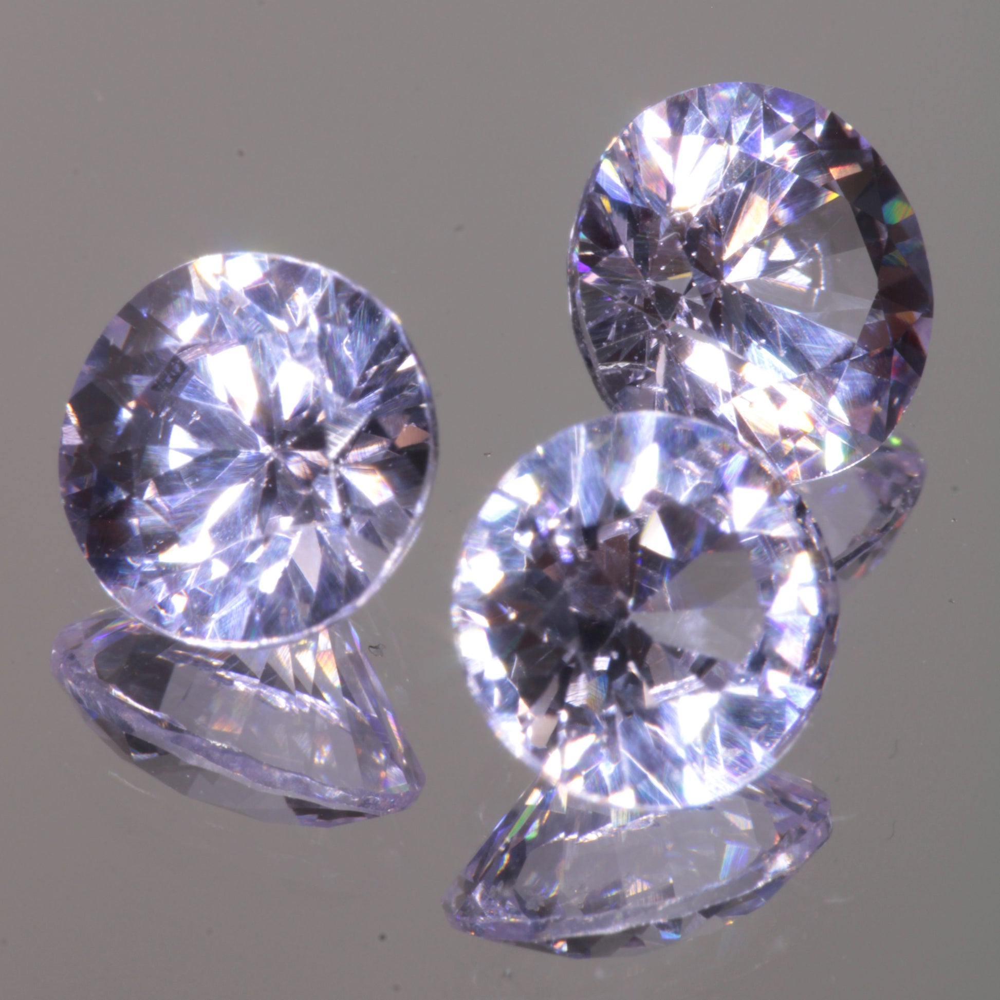 Faceted Round YAG:Nd Stone