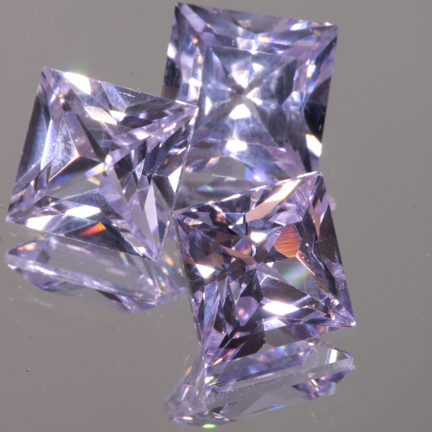 Pure Nd:YAG Gems, Violet Laser Garnet Loose Stones