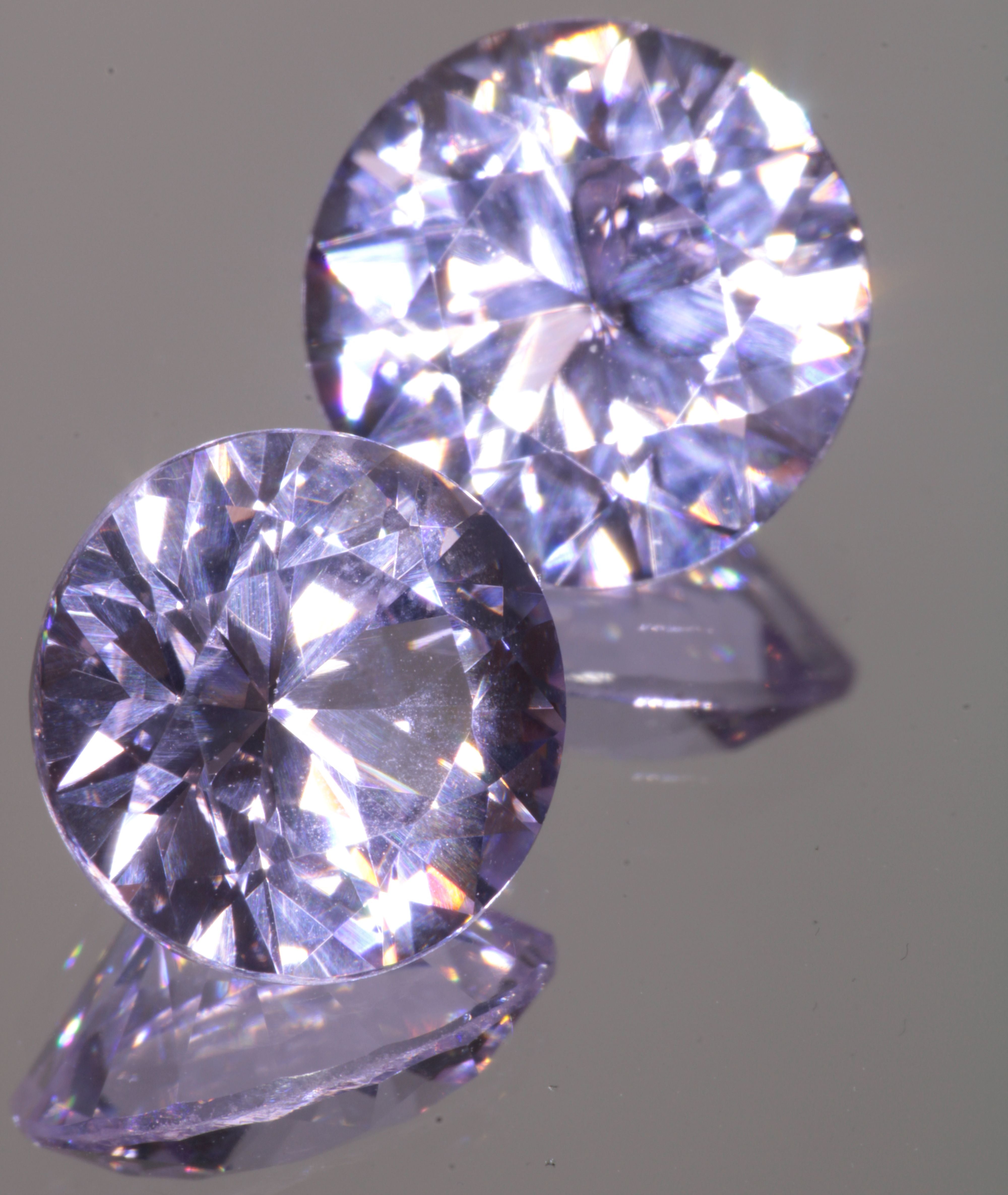 Faceted Round YAG:Nd Stone