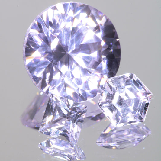 Pure Nd:YAG Gems, Violet Laser Garnet Loose Stones