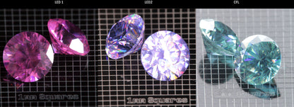 Lab Wakefieldite Calibrated Loose Gems aka Yttrium Orthovanadate Nd:YVo4