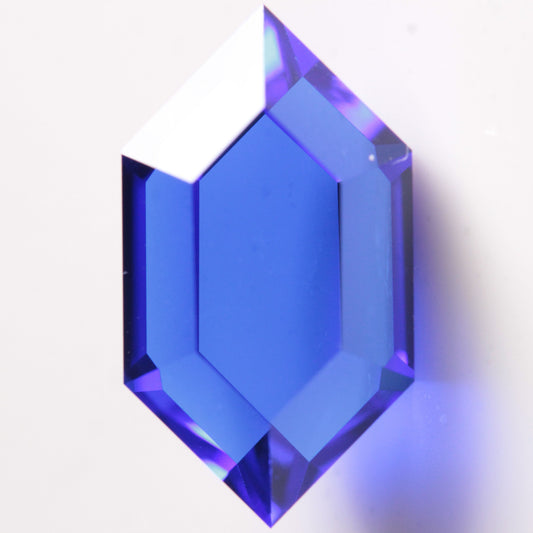 Lab Blue Spinel Long Hexagons (Custom Designs inspired by Ocarina of Time - remake vs original)