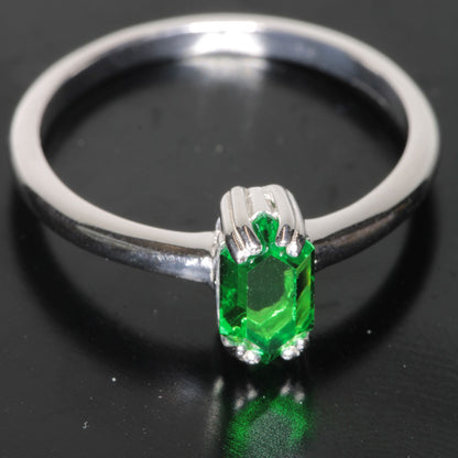 CTH:YAG Classic Thin RetroHex Ring Size 7 