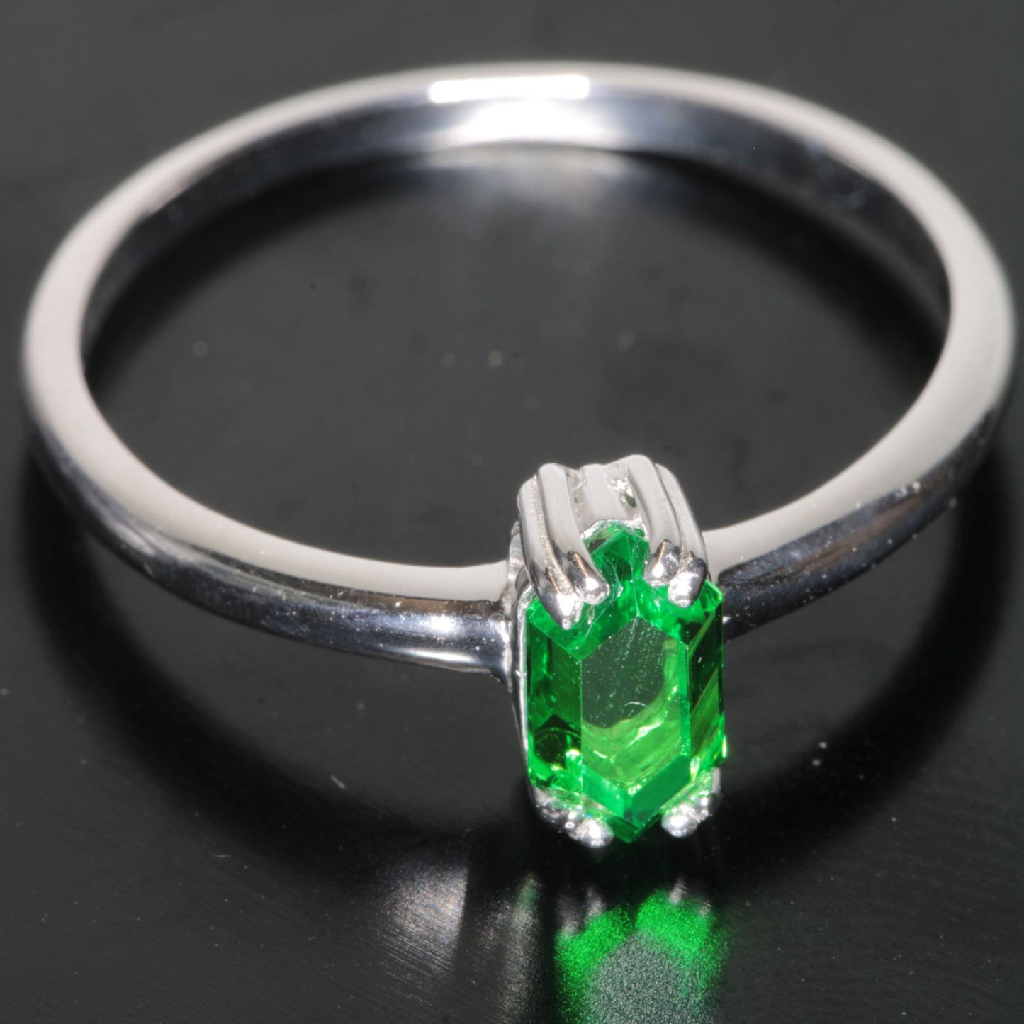 CTH:YAG Classic Thin RetroHex Ring Size 9 