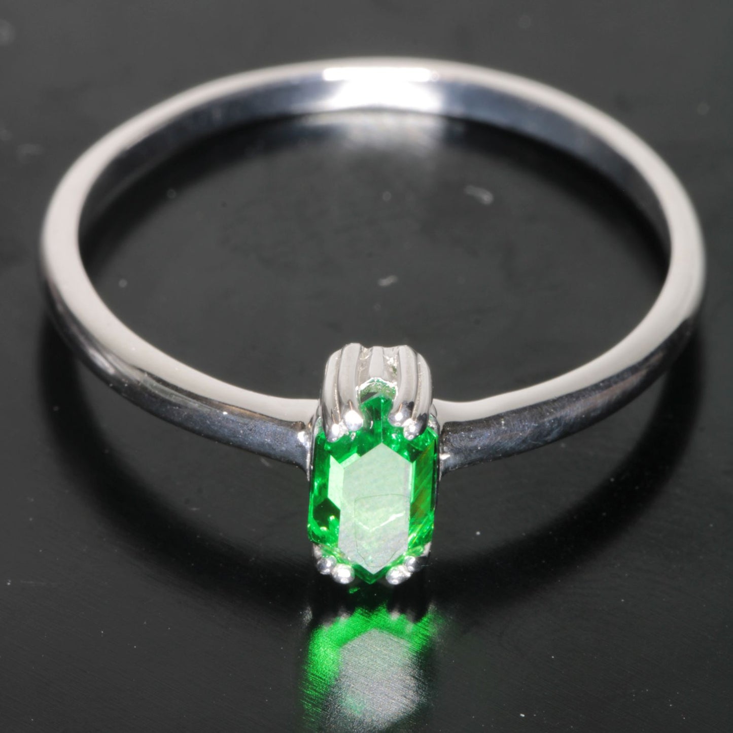CTH:YAG Classic Thin RetroHex Ring Size 11 