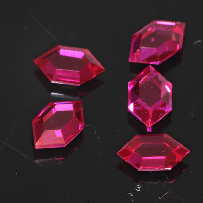 Red Ruby RetroHex Gemstones