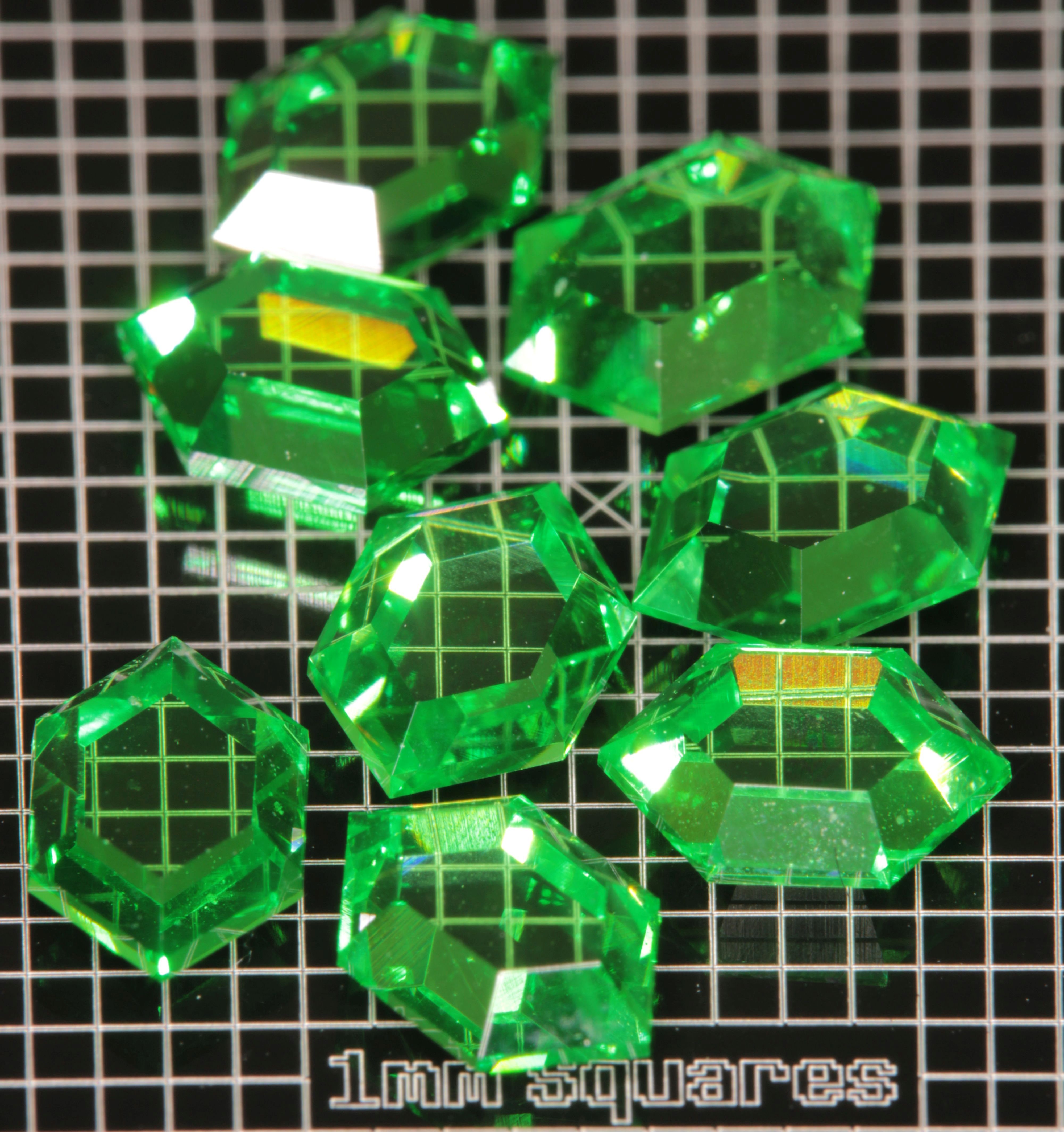 RetroHex™ Cut Gems, Laser Garnet and More