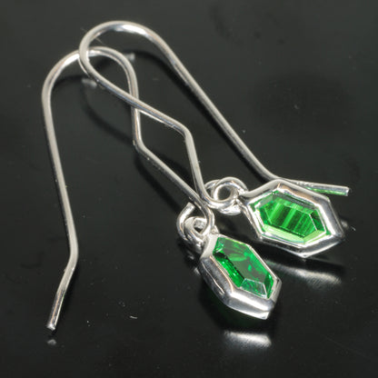 CTH:YAG Classic Thin RetroHex Dangle Earrings 