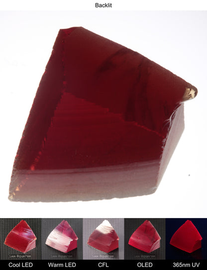 Dark Ruby Edge Gem Rough