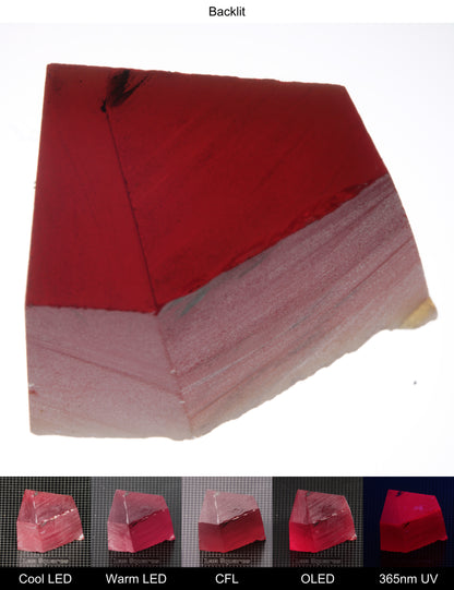 Dark Ruby Block Gem Rough