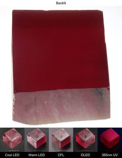 Dark Ruby Block Gem Rough