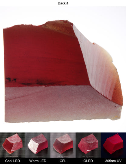 Dark Ruby Block Gem Rough