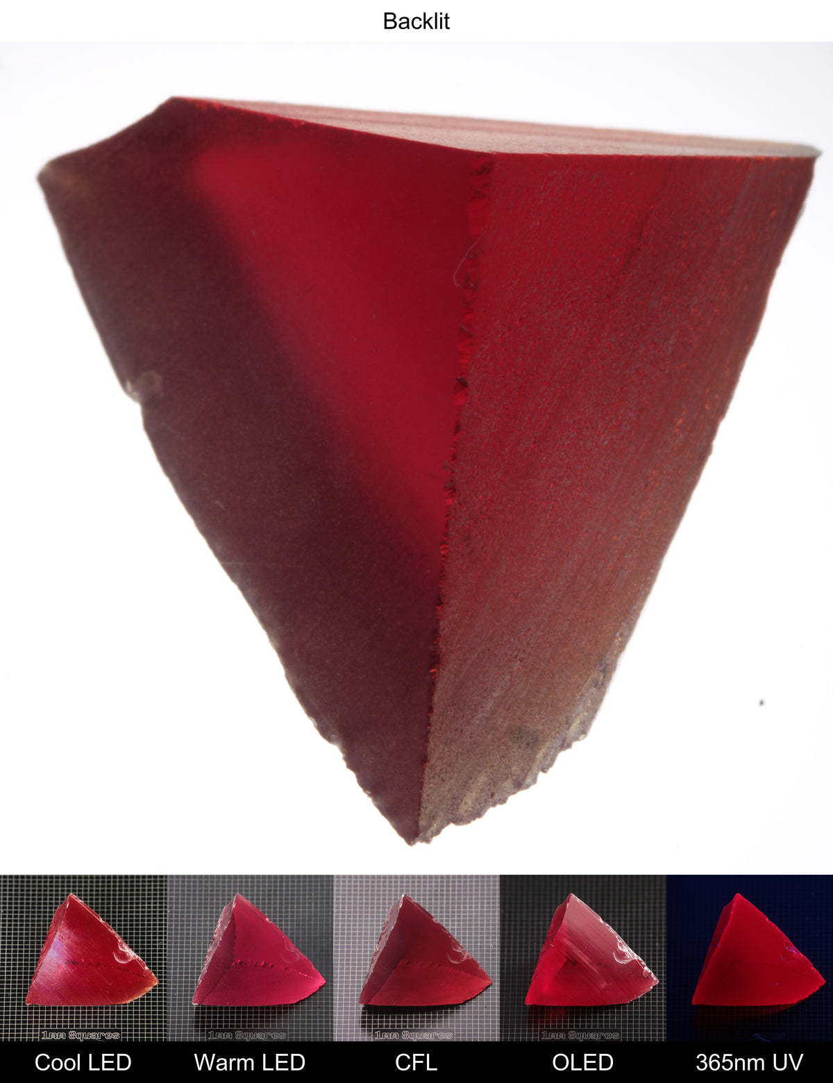 Dark Ruby Corner Gem Rough