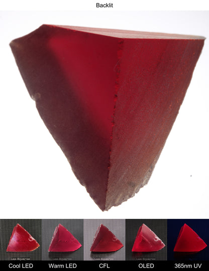 Dark Ruby Corner Gem Rough