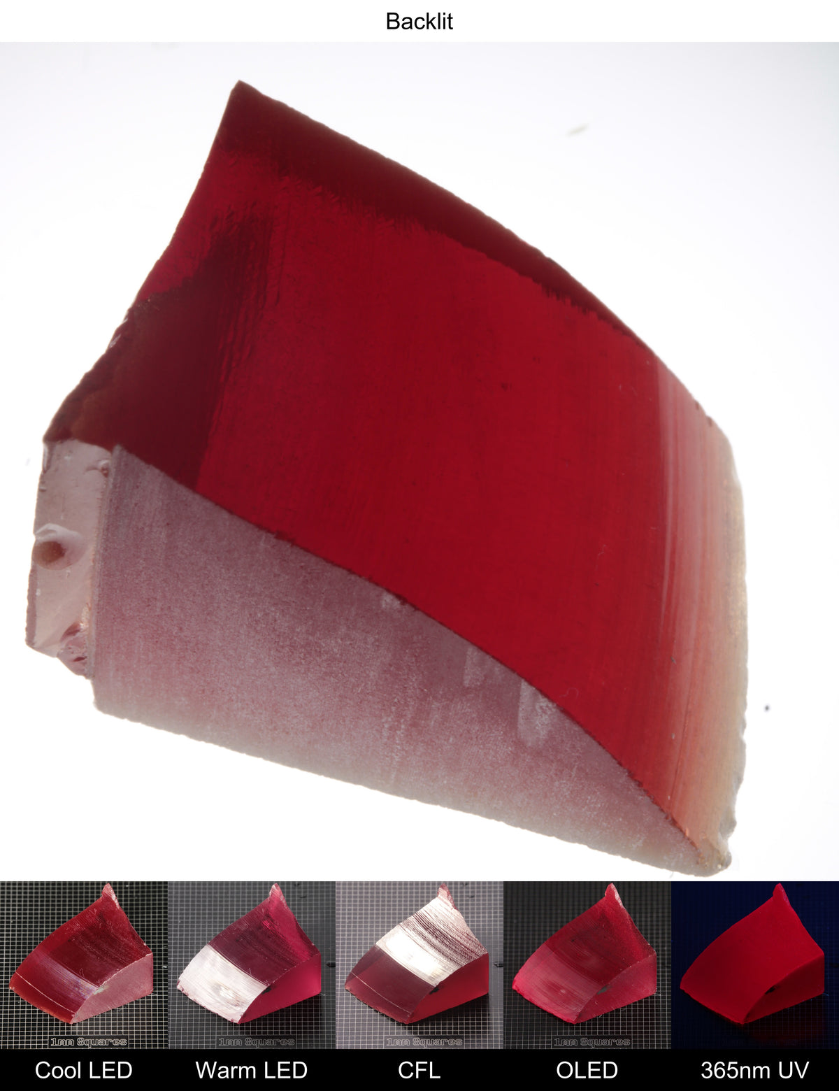 Dark Ruby Edge Gem Rough