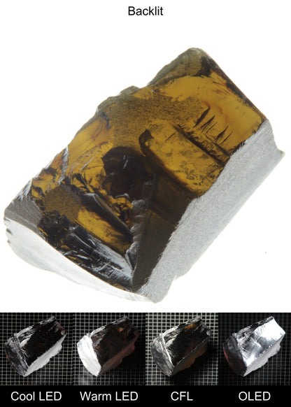 Rough Honey Rutile Chunk