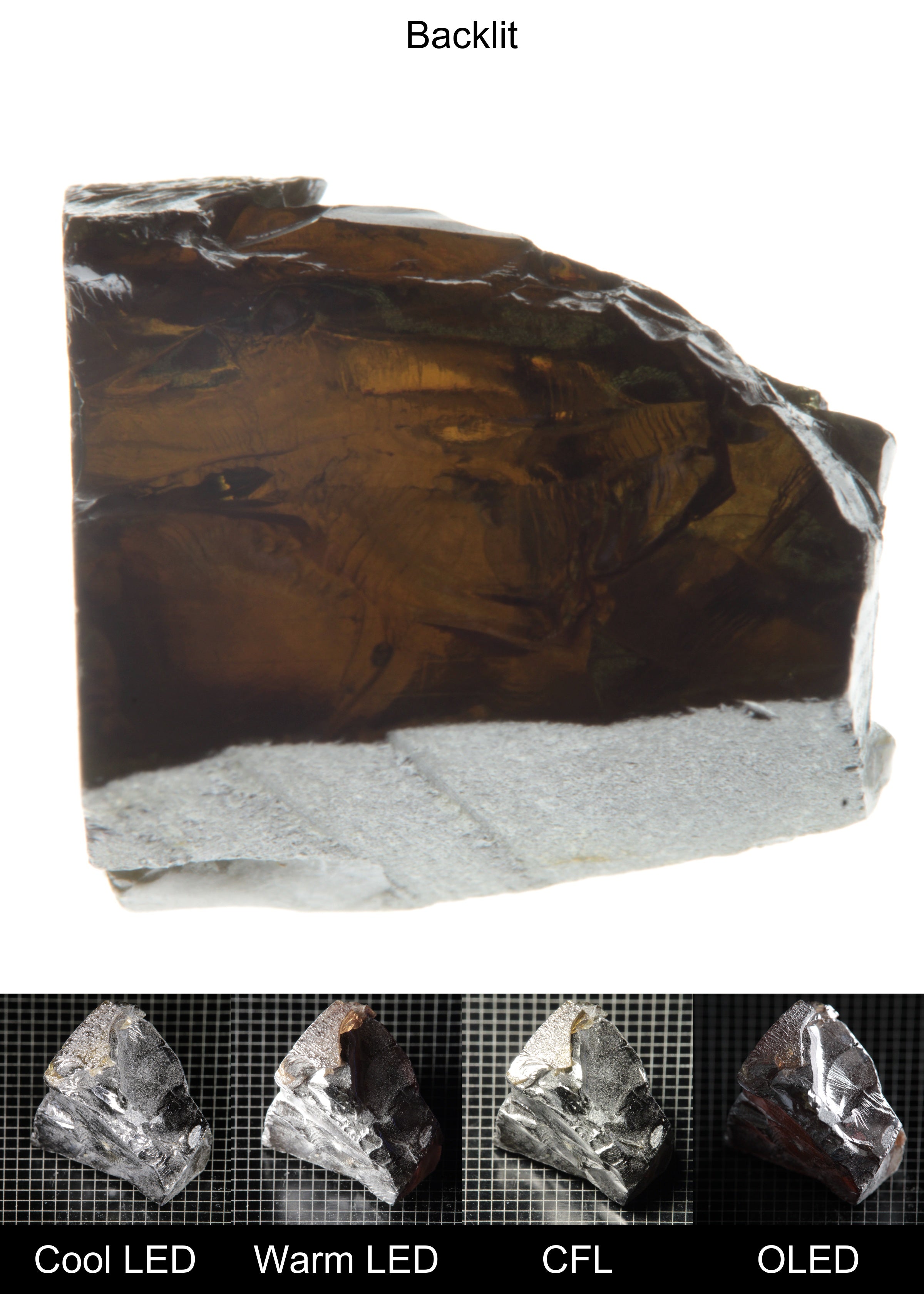 Rough Honey Rutile Chunk