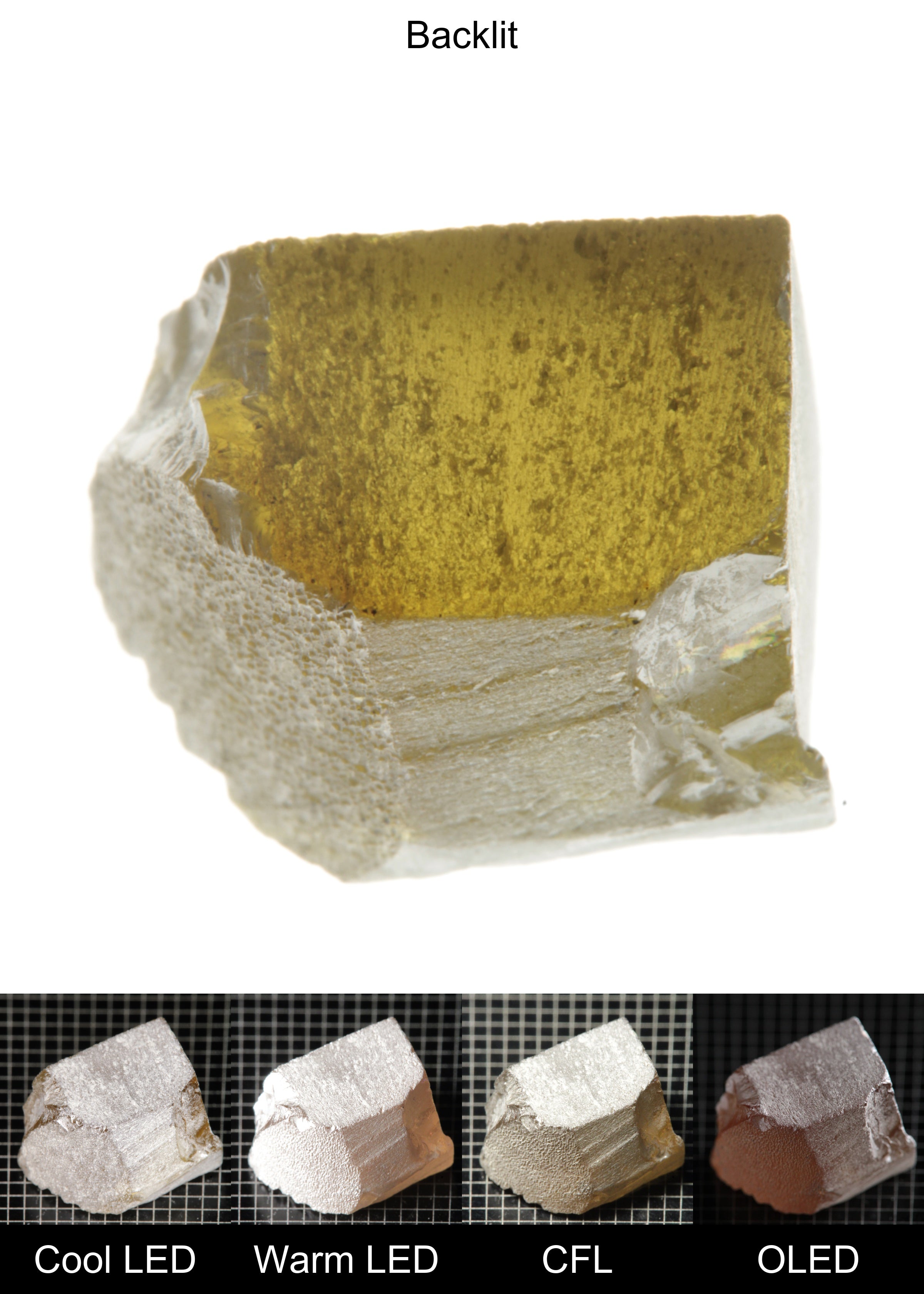Rough Honey Rutile Block