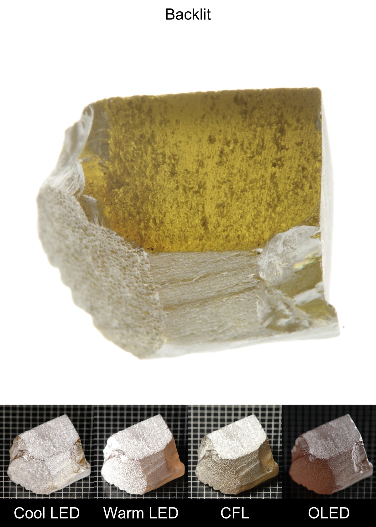 Rough Honey Rutile Block