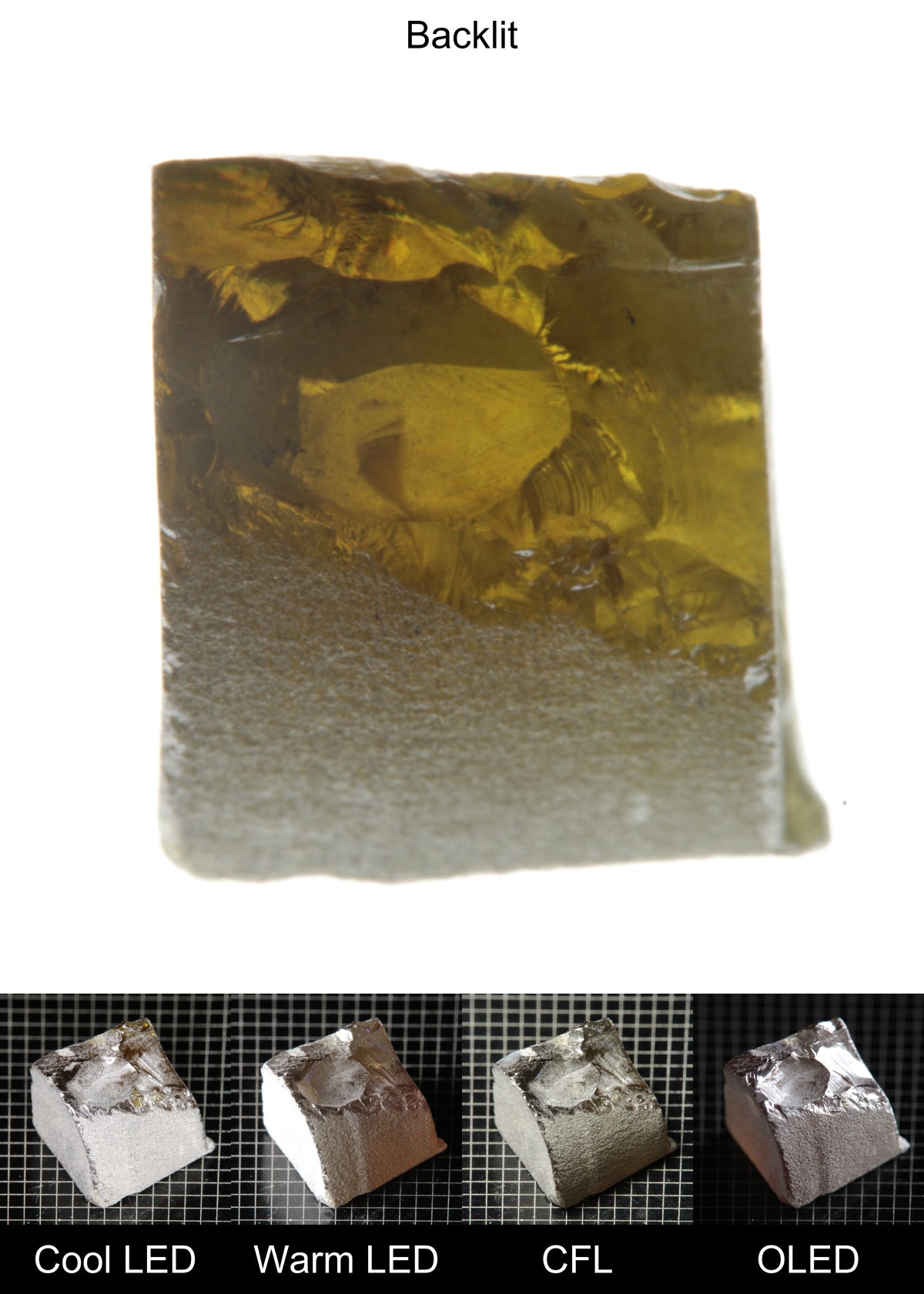 Rough Honey Rutile Block