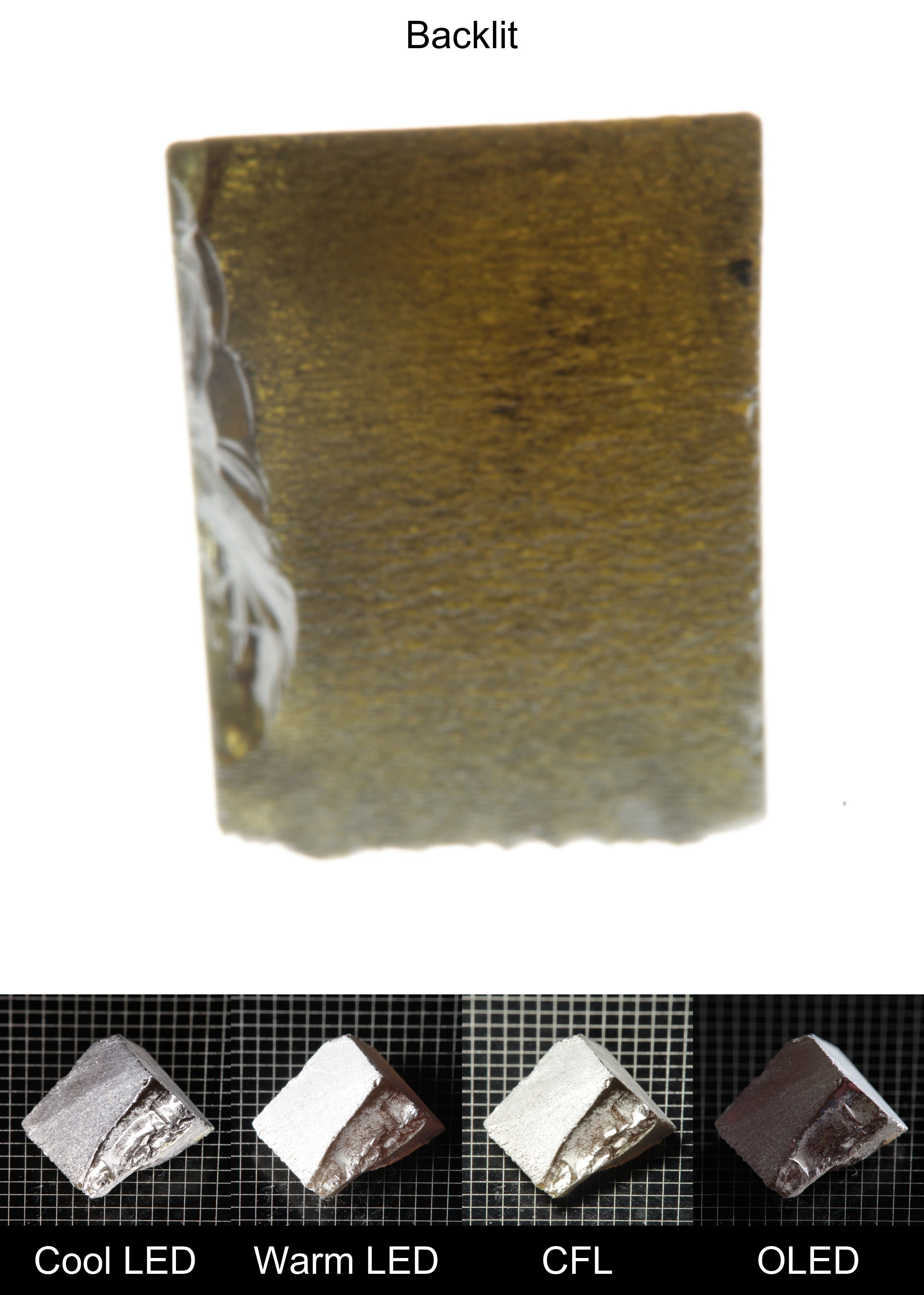 Rough Honey Rutile Wedge