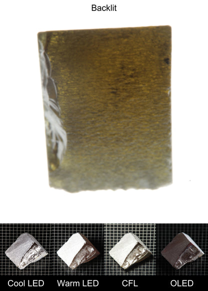 Rough Honey Rutile Wedge