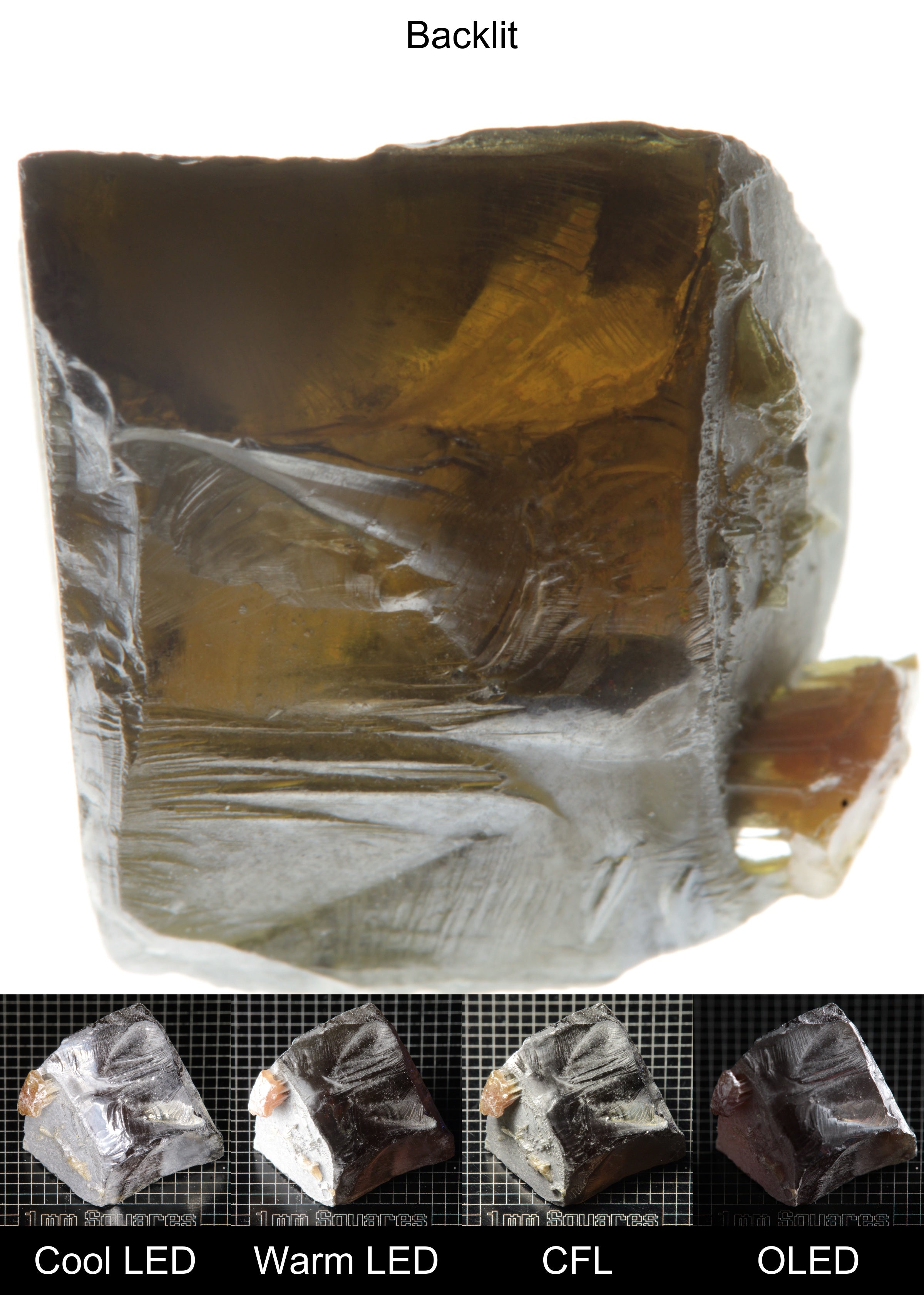 Rough Honey Rutile Block