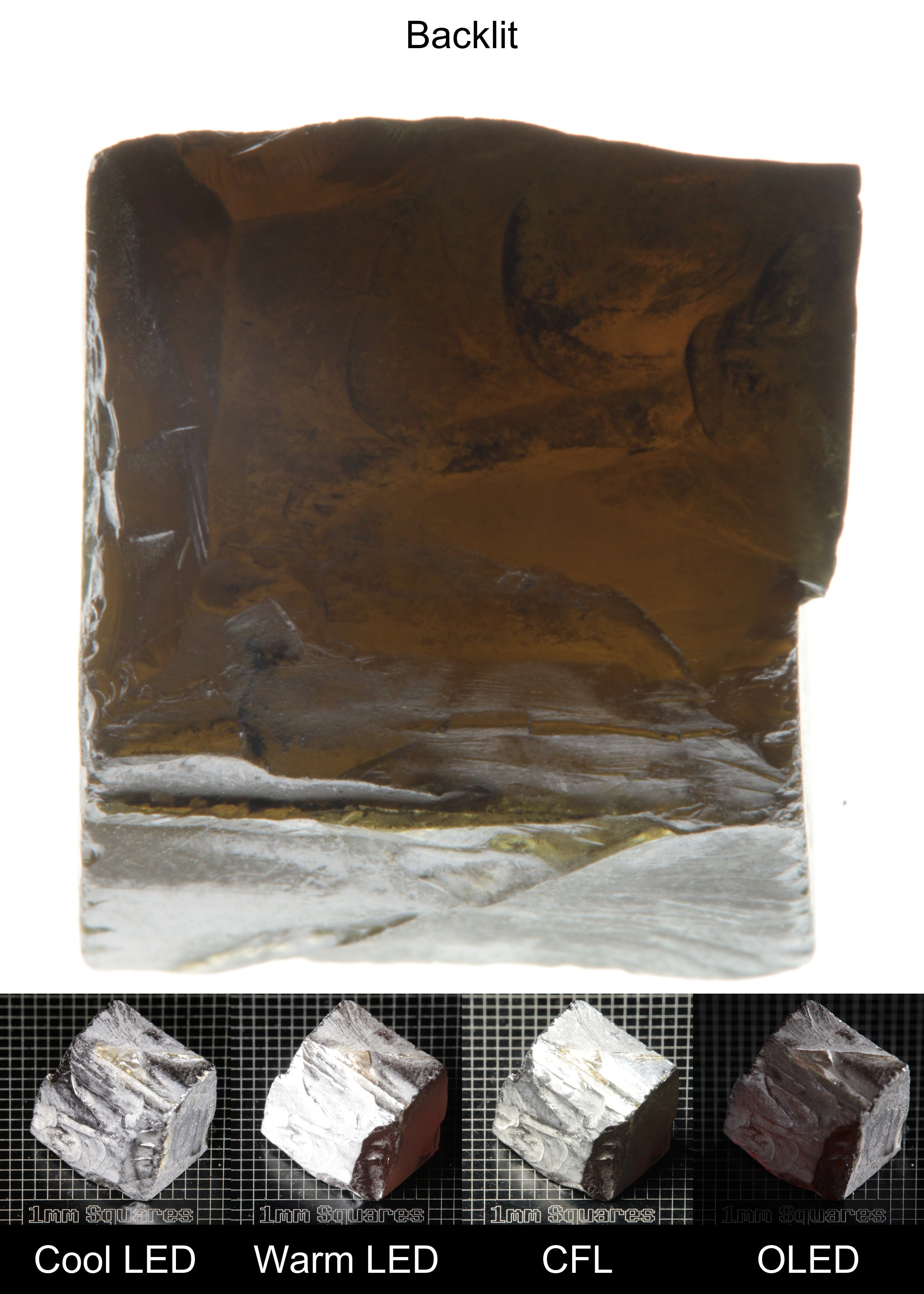 Rough Honey Rutile Block