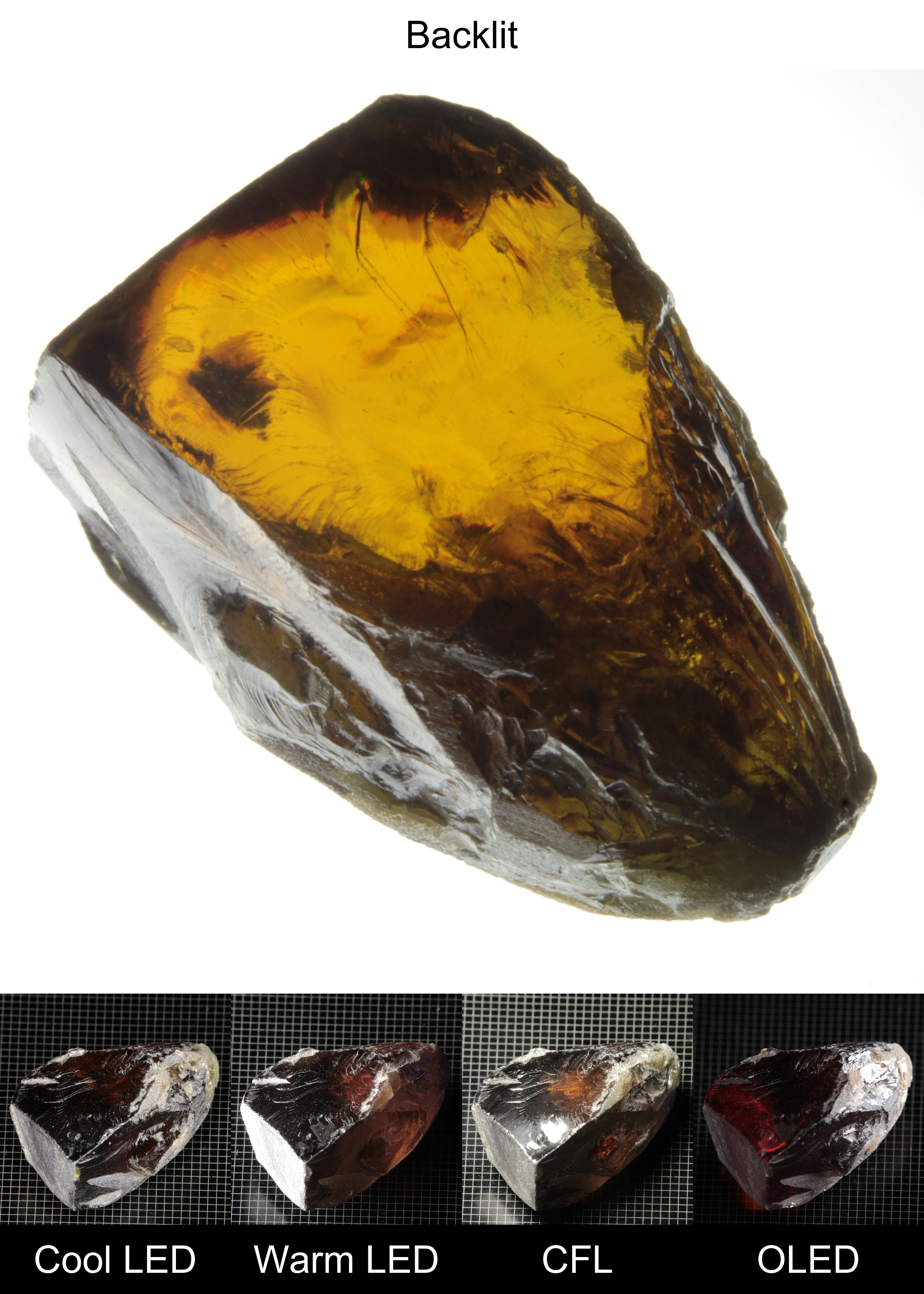 Rough Honey Rutile Quarter