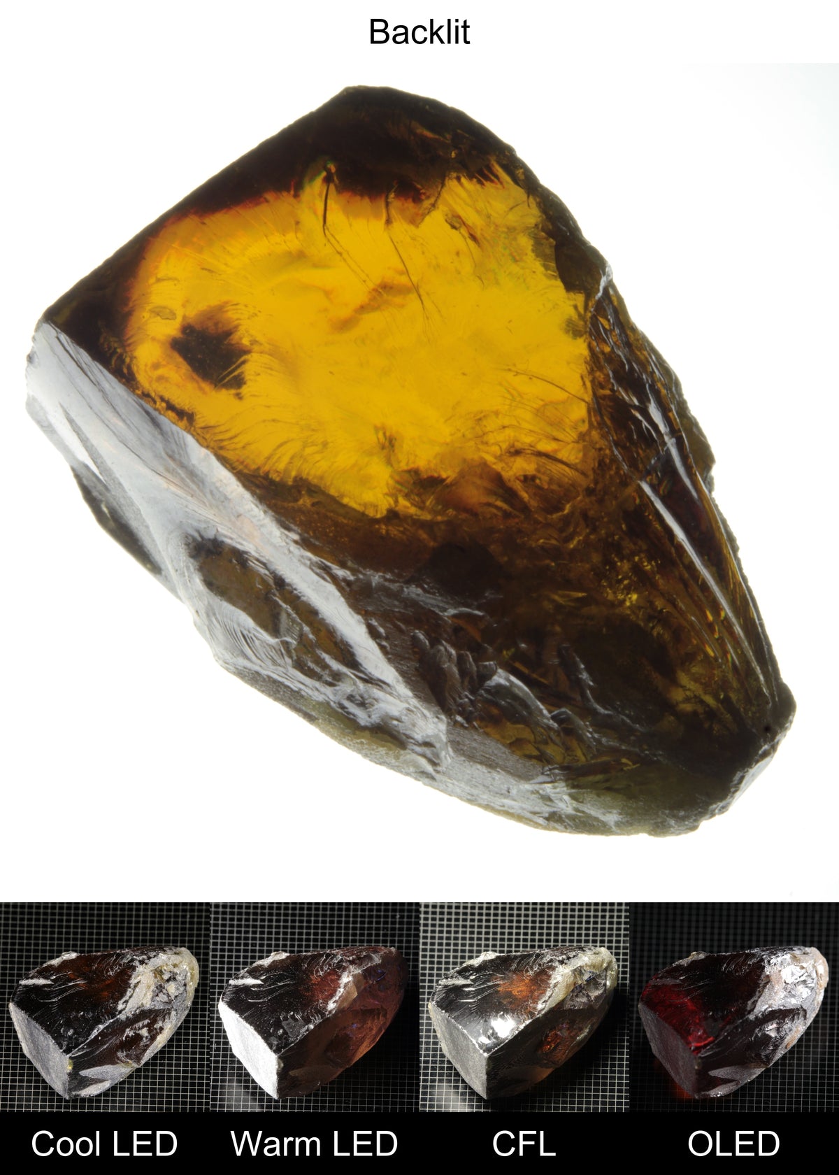 Rough Honey Rutile Quarter