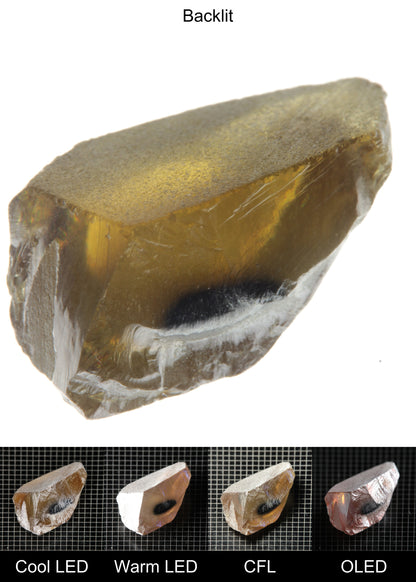 Rough Honey Rutile Chunk