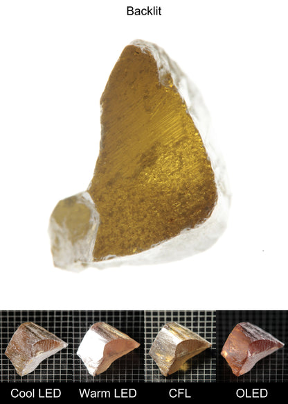 Rough Honey Rutile Light Color Chunk