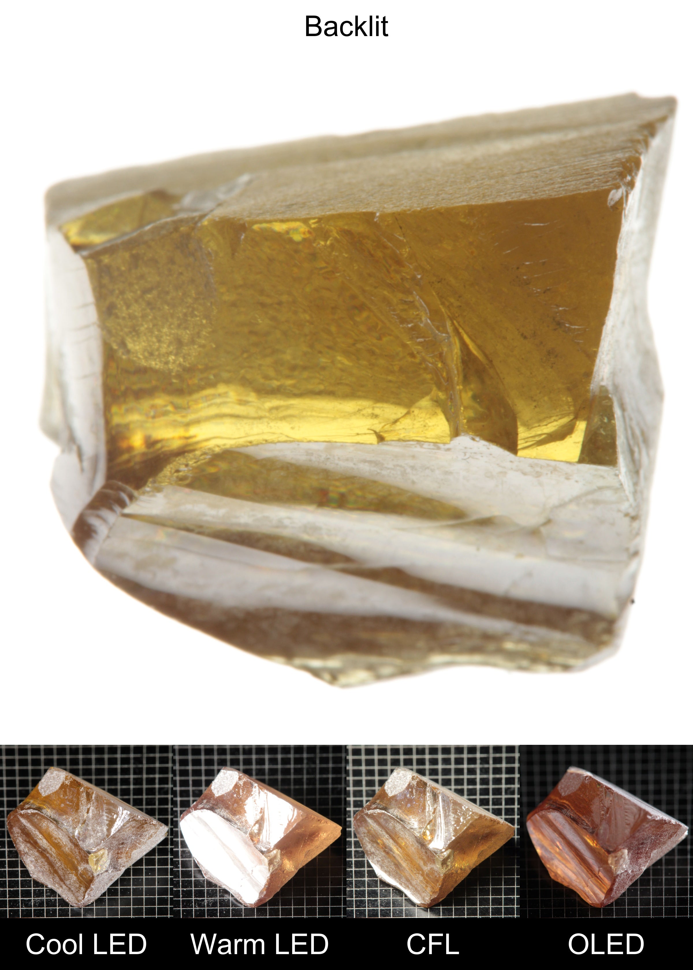 Rough Honey Rutile Light Color Chunk