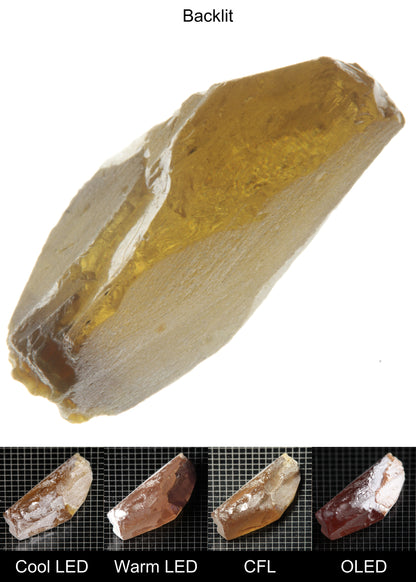 Rough Honey Rutile Light Color Long Chunk