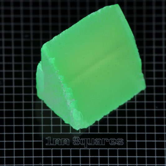 Lumenite® Facet Rough, Glow in the Dark Strontium Aluminate Monocrystal