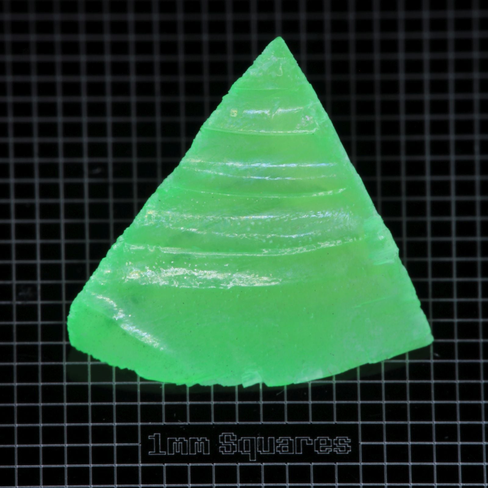 Lumenite™ Facet Rough, Glow in the Dark Strontium Aluminate Monocrystal