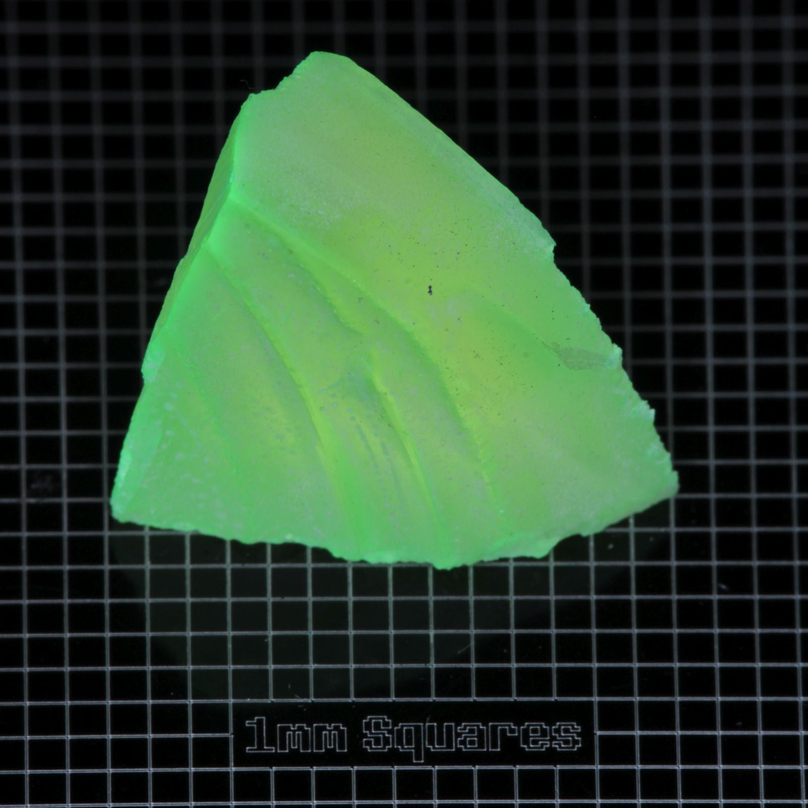 Lumenite™ Facet Rough, Glow in the Dark Strontium Aluminate Monocrystal