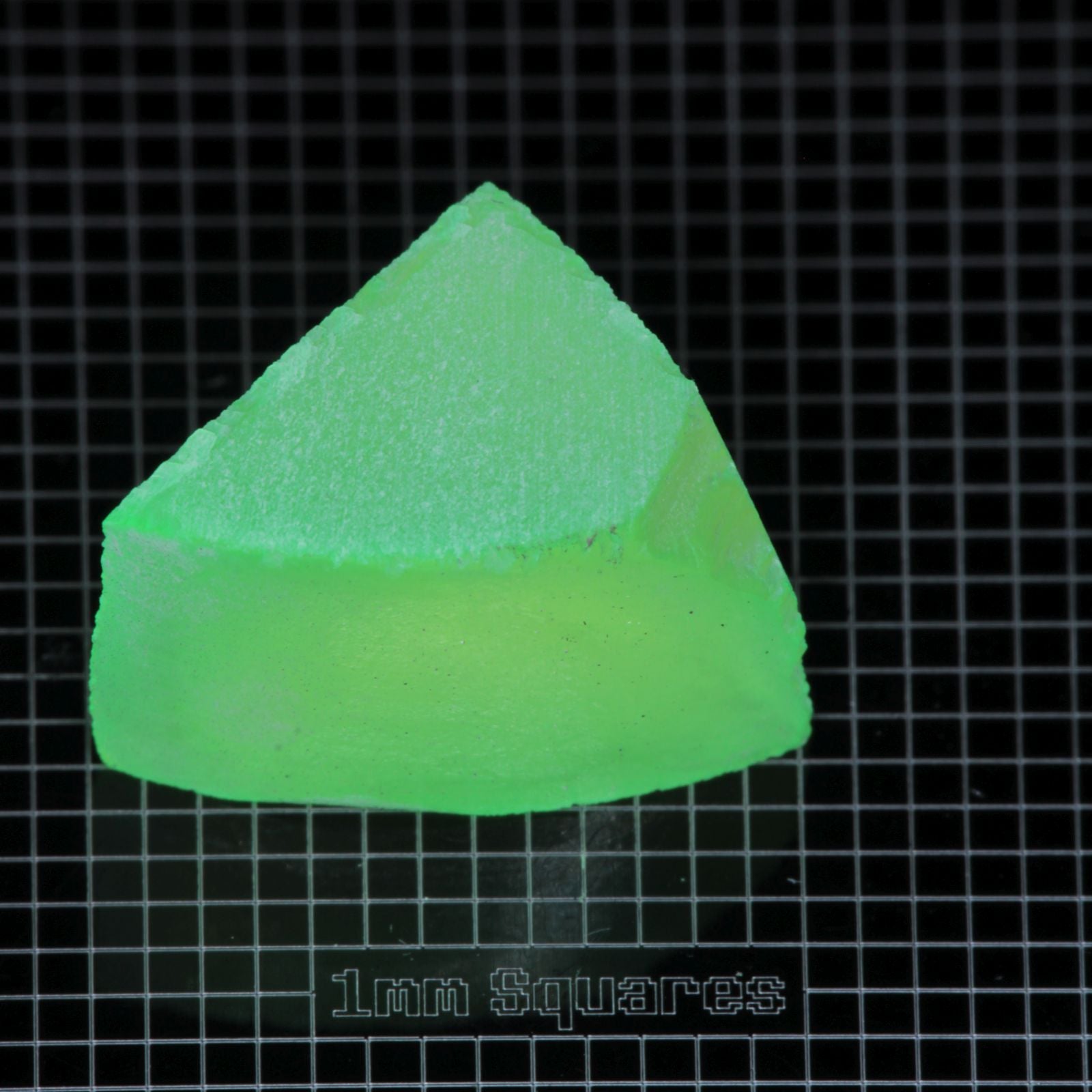Lumenite™ Facet Rough, Glow in the Dark Strontium Aluminate Monocrystal