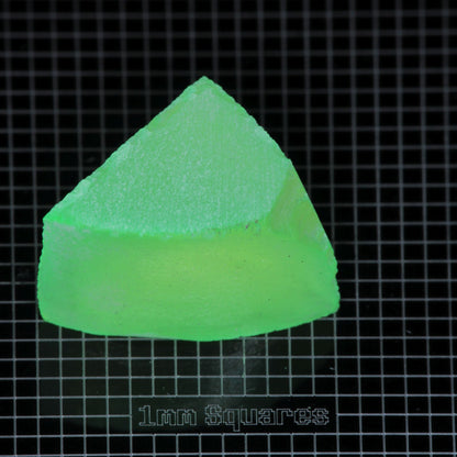Lumenite™ Facet Rough, Glow in the Dark Strontium Aluminate Monocrystal