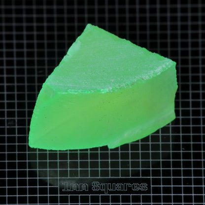 Lumenite™ Facet Rough, Glow in the Dark Strontium Aluminate Monocrystal