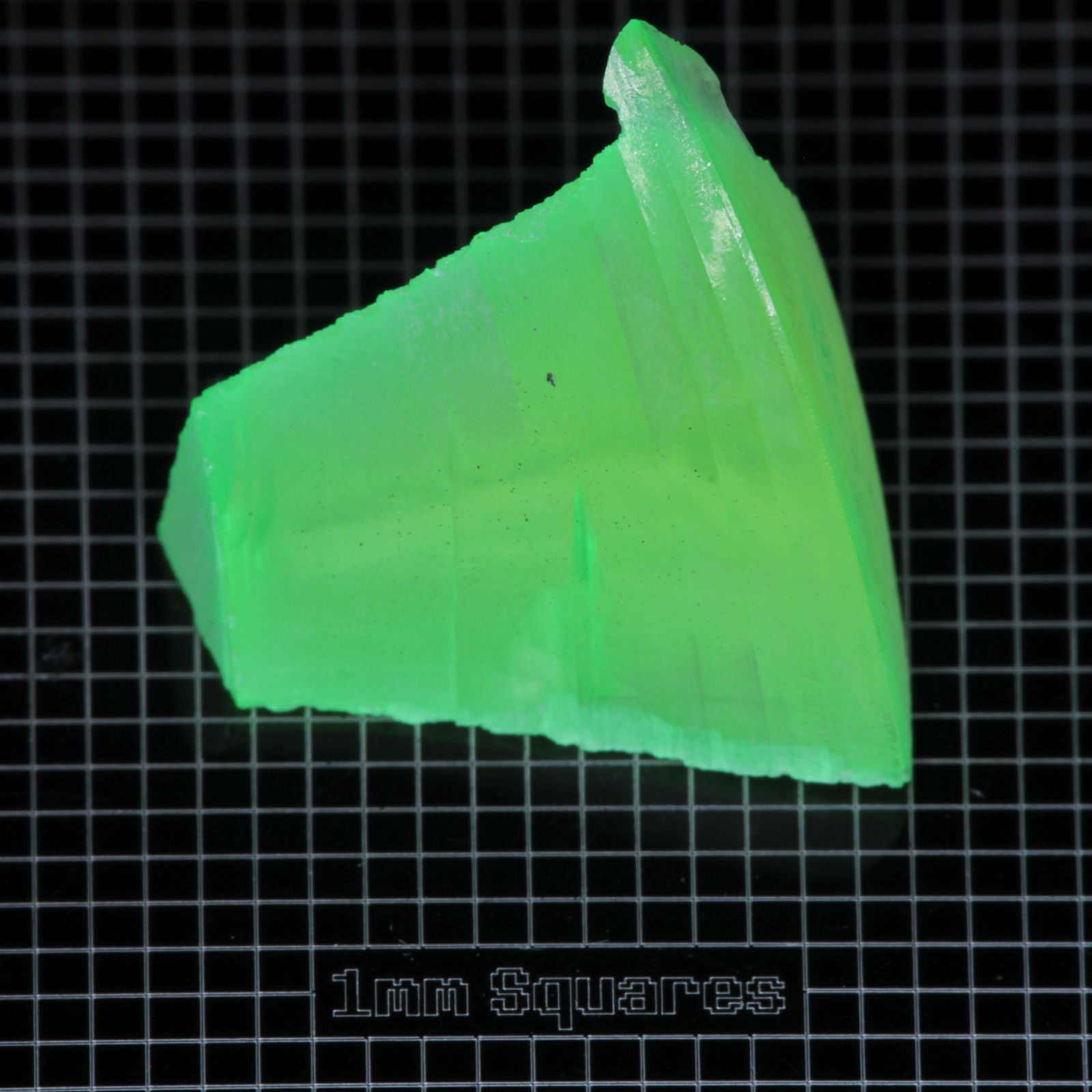 Lumenite™ Facet Rough, Glow in the Dark Strontium Aluminate Monocrystal