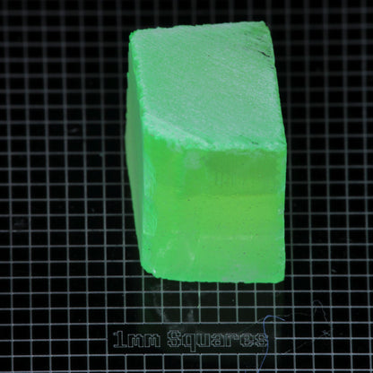 Lumenite™ Facet Rough, Glow in the Dark Strontium Aluminate Monocrystal