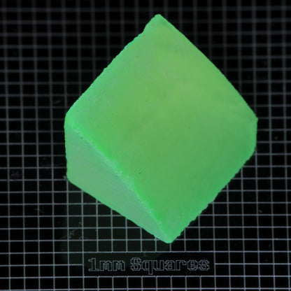 Lumenite™ Facet Rough, Glow in the Dark Strontium Aluminate Monocrystal