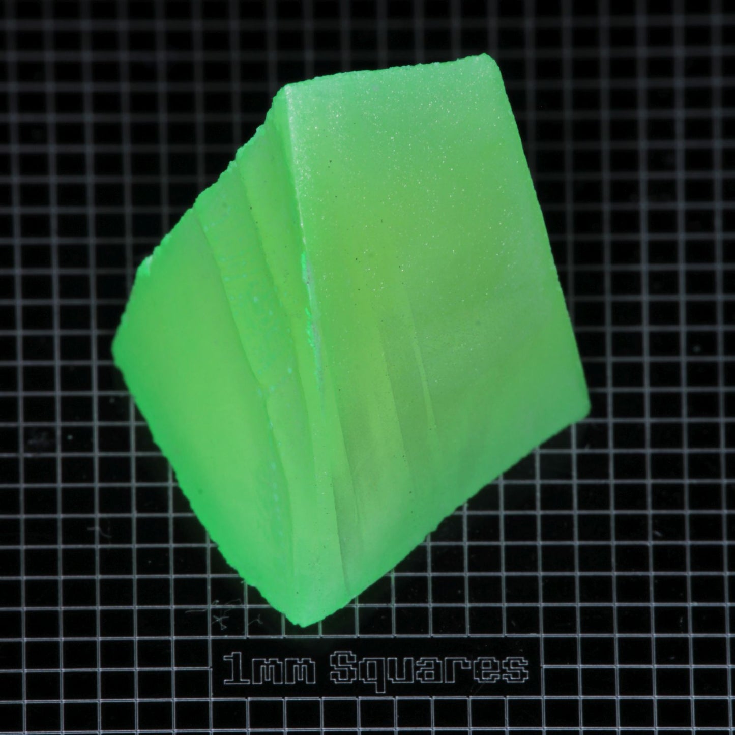 Lumenite™ Facet Rough, Glow in the Dark Strontium Aluminate Monocrystal